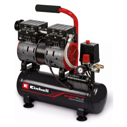 Kompresor Einhell TE-AC 6 Silent, 550 W, rdeča/črna 9821277036