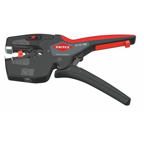 Električarske večnamenske klešče Knipex NexStrip  (črne/rdeče) 51862514