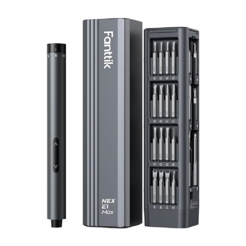 Komplet električnih izvijačev Fanttik E1 Max 3,7 V (siv)