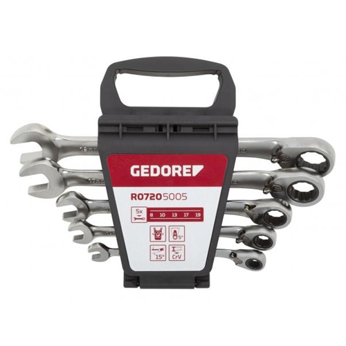 Komplet viličastih ključev z ragljo SW8-19mm Gedore 3300849