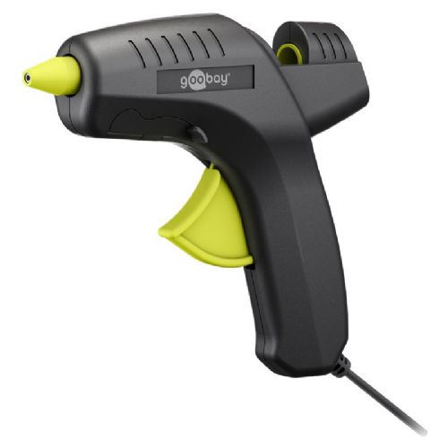 Lepilna pištola Goobay Premium 80W hitro segrevanje, 11 mm vložki, zaščitna kapica, stojalo
