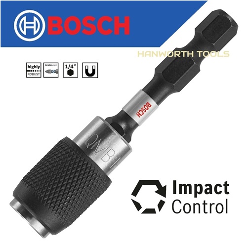 Izvijač Bosch PRO Impact Control držalo 1/4", 60 mm, jeklo, šesterokotni profil, magnetni nosilec