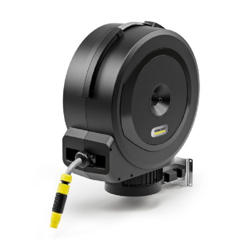 Navijalec cevi Kärcher HBX 5.30 Automatic 2.645-380.0, 30 m cev, samodejno navijanje, 180° vrtljiv nosilec, 5 let garancije, črne barve