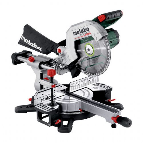 Akumulatorska žaga Metabo KGS 18 LTX BL 254, drsne tirnice, 18 V, premer rezila 25,4 cm, rezalna zmogljivost 215 x 47 mm, priložen žagin list