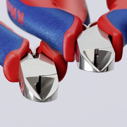 Klešče Knipex 77 02 115, večkomponentni ročaj, polirana glava, povratna vzmet, dolžina 115 mm