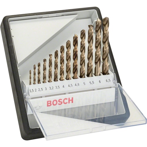 Komplet svedrov za kovino Bosch PRO HSS-Co iz nerjavečega jekla, 13-delni