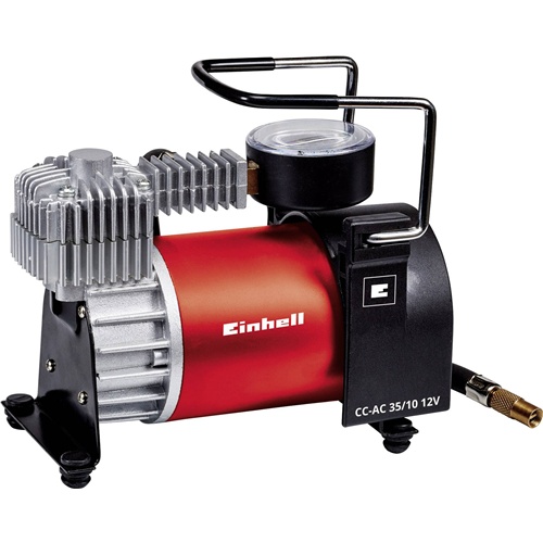 Kompresor Einhell  CC-AC 35/10, 12 V (rdeč/črn, priključek za vžigalnik)