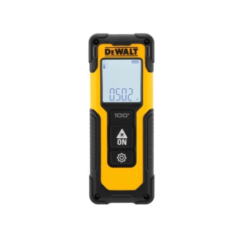 Laserski merilnik razdalje DeWalt  DWHT77100 (črno/rumen, doseg 0,20 - 30 metrov)