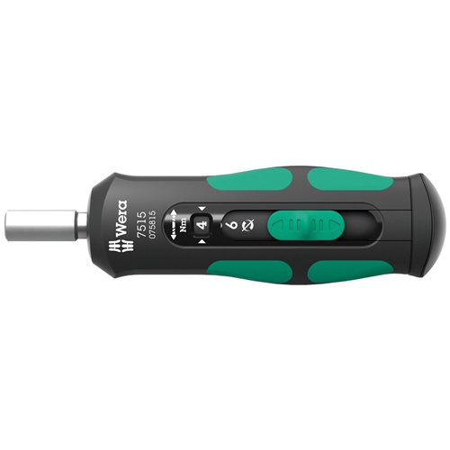 Momentni ključ Wera 7515 Kraftform 1/4", 2–12 Nm, šesterokotni, hitro nastavljiv, Torque Lock