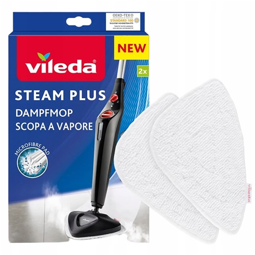 Nadomestna prevleka za 100°C Vileda & Steam, 2 kosa, bela