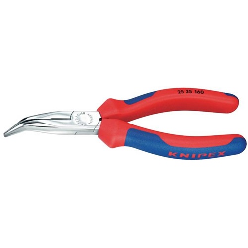 Ploščate klešče Knipex 25 25 160, rdeča/modra