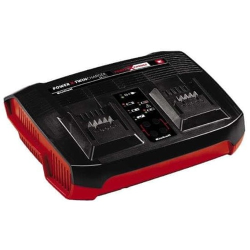Polnilec Einhell Power-X-Twincharger 3 A (črna/rdeča)