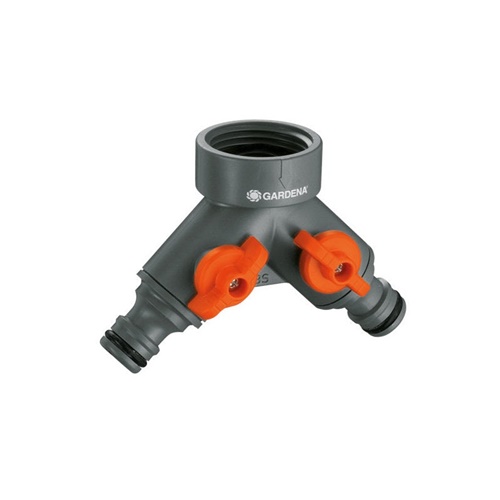 Priključek za pipo, 2 delni razdelilnik Gardena 3/4" 938-20 (00938-20)