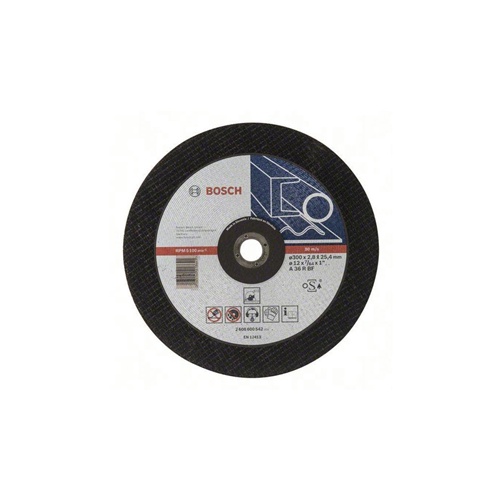 Rezalna plošča Bosch PRO A 36 R BF za kovino, Ø 300 mm, izvrtina 25,4 mm, za kotne žage