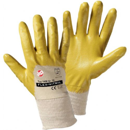 ROKAVICA FLEX NITRIL, RUMENA,VEL. 8 1496 Worky