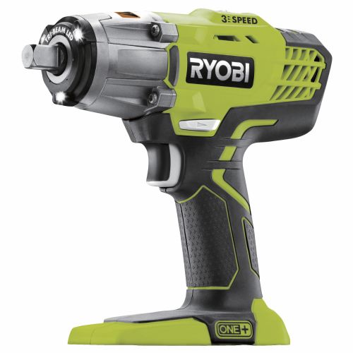 Akumulatorski udarni vijačnik Ryobi R18IW3-0 ONE+, 1/4", 3200 vrt/min, 400 Nm, zelen/črna