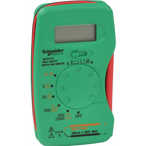 Ročni multimeter Schneider Electric IMT23212, digitalni, kategorija III, 300 V, LCD zaslon
