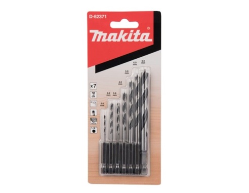 Set svedrov za les Makita 1/4" D-62371