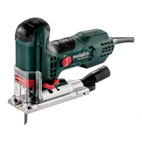 Žaga Metabo STE 100, nastavljiva hitrost, do 10 cm globina reza v les, 710 W, 2 kg