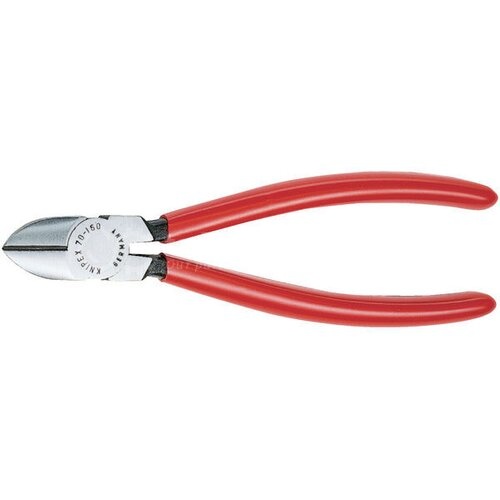 Stranske klešče Knipex  70 01 160 (rdeči, dolžina 160 mm)