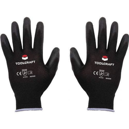 TOOLCRAFT  TO-5621550 poliester, poliuretan delovne rokavice Velikost (rokavice): 10 EN 388   CAT II 1 Par