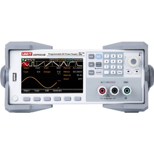 Laboratorijski napajalnik UNI-T UDP6932B, programabilen, 0–60 V / 0–10 A, 200 W, 1-kanalni, RS232/RS485/LAN/USB, LCD zaslon