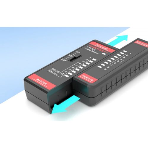 HT812A UTP tester omrežnih kablov RJ45/RJ14/RJ12/RJ9 4