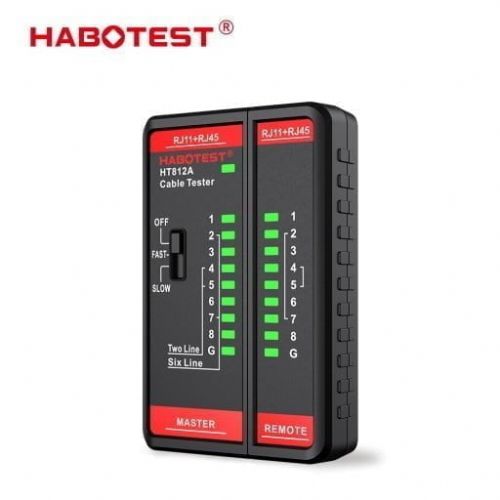 HT812A UTP tester omrežnih kablov RJ45/RJ14/RJ12/RJ9 5