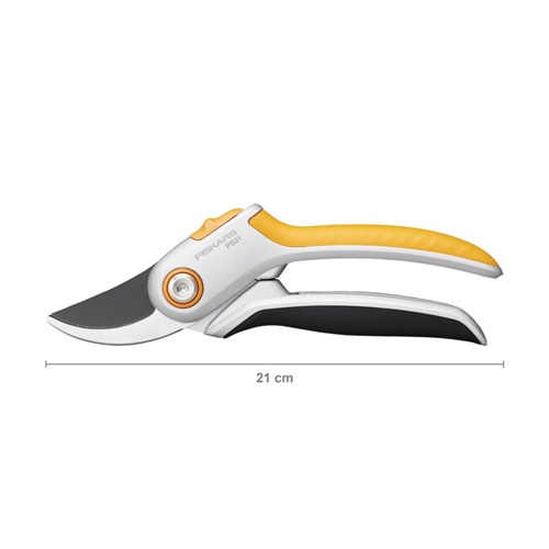 Vrtne škarje Fiskars P531, črna/oranžna