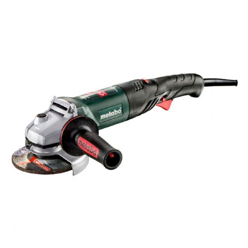Kotni brusilnik Metabo WEV 1500-125 Quick RT, 1500 W, nastavljiva hitrost, mehak zagon, premer koluta 125 mm, zaščita pred preobremenitvijo