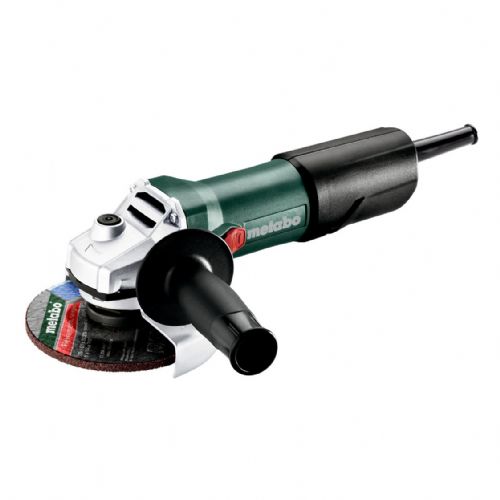 Brusilnik Metabo WEV 850-125 850W, nastavljiva hitrost, premer brusilnega kolesa 125 mm, krtačni motor, nastavljiv ščitnik, pomožni ročaj
