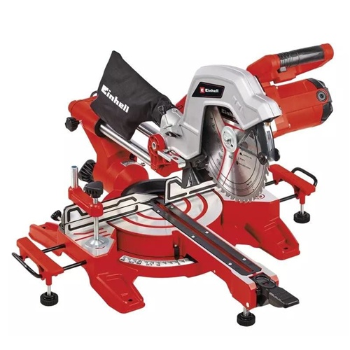 Zajeralna žaga Einhell TC-SM 254, 1800 W, rdeča/črna