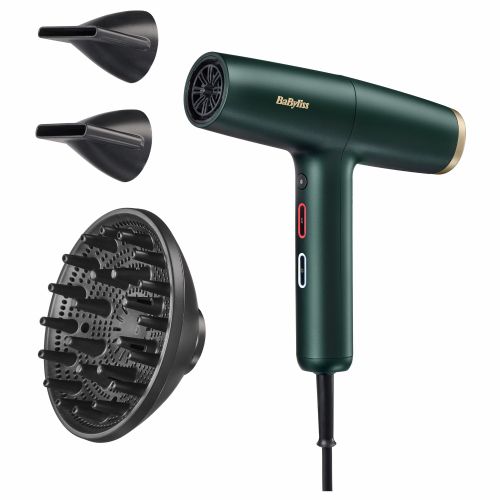 Sušilec za lase Babyliss Air Power Pro visokohitrostni digitalni motor, ionska tehnologija, 1700 W, 3 hitrosti, izjemno tiho delovanje