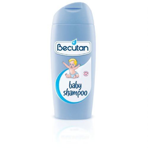 Otroški šampon Becutan, 200 ml, brez mila, naravni pH, nežna formula za vsakodnevno uporabo