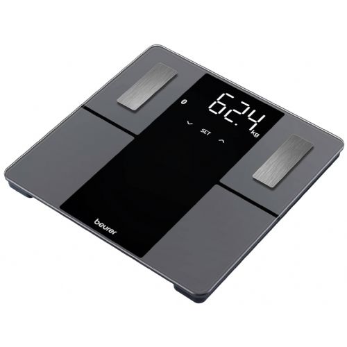 Diagnostična tehtnica Beurer BF 500 Super Black Edition, Bluetooth, črna/siva