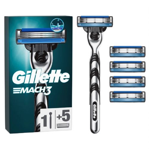 GILLETTE MACH3 NASTAVKI 5/1 +  BRIVNIK