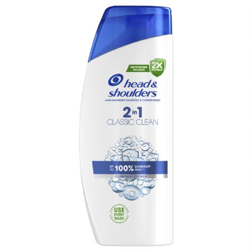 Šampon za lase Head & Shoulders Classic Clean 2v1 proti prhljaju 625 ml