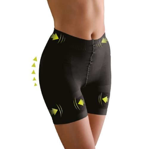Hlače za vitko postavo Lanaform Beauty Shape, velikost M, črna