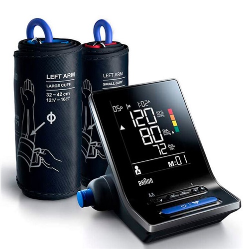 Merilnik krvnega tlaka Braun ExactFit 5 Connect, črna