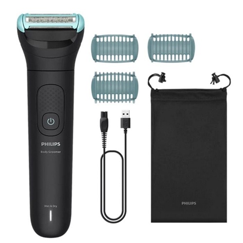 Brivnik za telo Philips BG5470/15, 3 nastavki dolžine, 100 % vodoodporen, 80 min brezžične uporabe