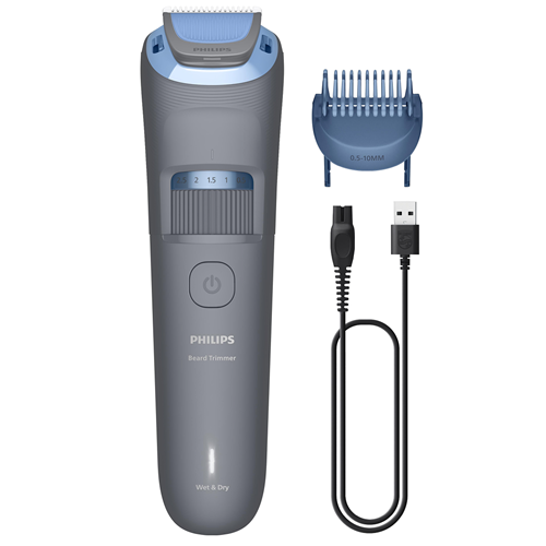 Urejevalnik brade Philips BT3615/15, 0,5–10 mm, 20 nastavitev dolžine, 60 min brezžične uporabe, jeklene rezila