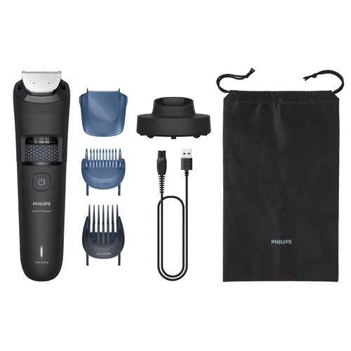 Urejevalnik brade Philips BT5780/15, 0,4–20 mm, 40 nastavitev dolžine, samoostrilna kovinska rezila, 100 min brezžične uporabe