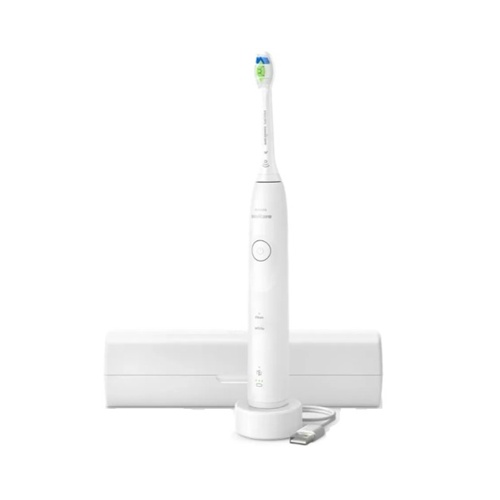 Električna zobna ščetka Philips HX7110/02 Sonicare, 62.000 gibov/min, bele barve