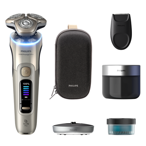 Aparat za britje Philips XP9403/31 i9000 Prestige Ultra, SkinIQ Pro, 5 načinov britja, mokro/suho britje