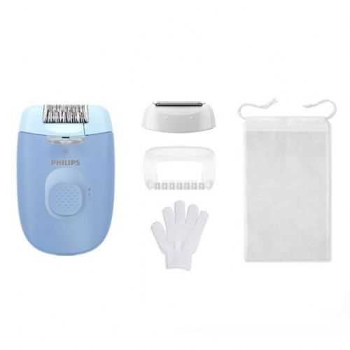 Epilator Philips BRE247/00 Series 4000, 2 hitrosti, LED lučka, 4-v-1 nastavki, žična povezava