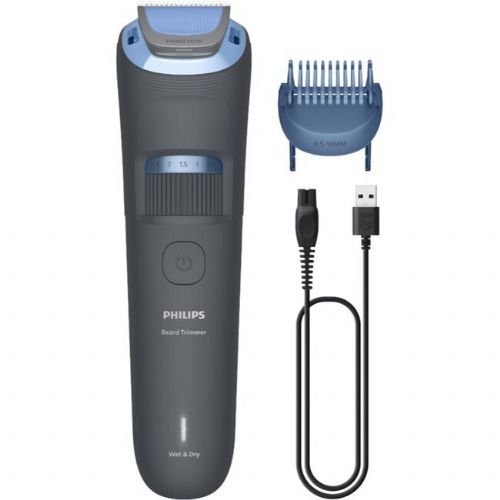 Urejevalnik brade Philips BT3617/15, 0,5–10 mm, 20 nastavitev dolžine, samoostrilna jeklena rezila, 60 min brezžične uporabe