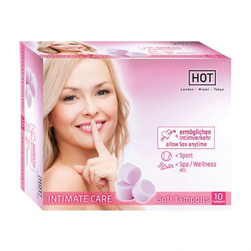 Tamponi "HOT Intimate Care", 10 kosov