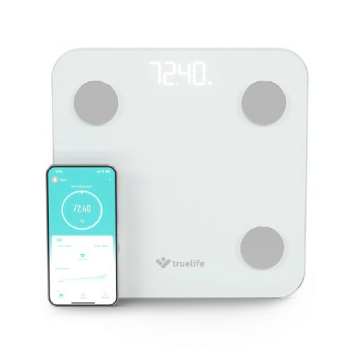 Pametna tehnica TrueLife FitScale W1, bela