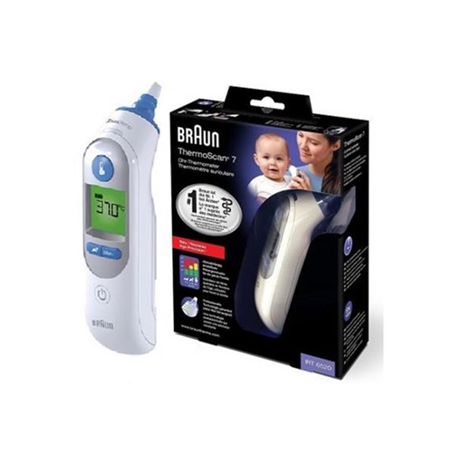 Ušesni termometer Braun IRT6520 ThermoScan 7, bela