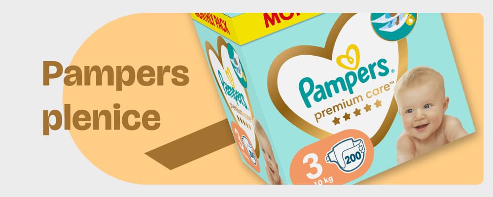 Najboljše Pampers plenice
